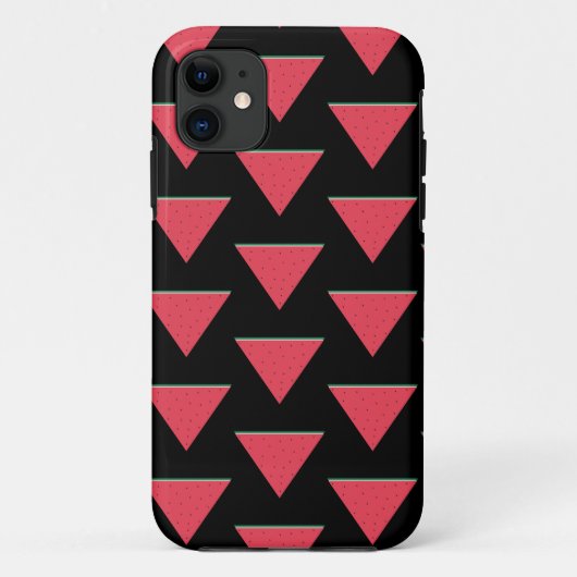 Coques Case-Mate iPhone Pastèque sur résistance inversée au triangle rouge (Dos)