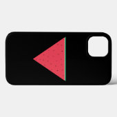 Coques Case-Mate iPhone Pastèque sur triangle rouge inversé de résistance (Verso (horizontal))