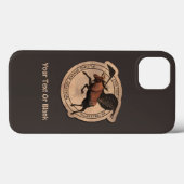 Coques Case-Mate iPhone Patch Flying Moose Aviation (Verso (horizontal))