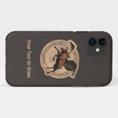 Coques Case-Mate iPhone Patch Flying Moose Aviation (Dos (Horizontal))