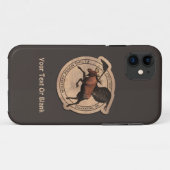 Coques Case-Mate iPhone Patch Flying Moose Aviation (Dos (Horizontal))