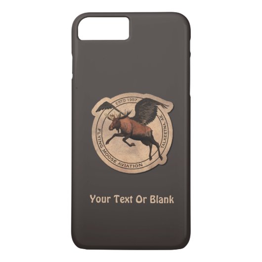 Coques Case-Mate iPhone Patch Flying Moose Aviation (Dos)