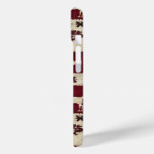 Coques Case-Mate iPhone Patchwork croisé rustique | Folk Holiday Motif (Verso / Gauche)