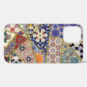 Coques Case-Mate iPhone patchwork de carreaux d'origine espagnole Abstrait (Verso (horizontal))