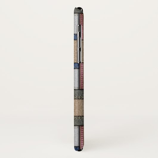 Coques Case-Mate iPhone Patchwork Denim (Dos/Gauche)