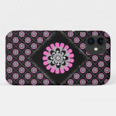 Coques Case-Mate iPhone Patchwork diagonale flou (Dos (Horizontal))