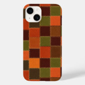 Coques Case-Mate iPhone Patchwork faux style carreaux (Verso)