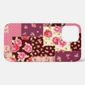 Coques Case-Mate iPhone Patchwork mignon Motif (Verso (horizontal))