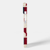 Coques Case-Mate iPhone Patchwork nordique de Noël | Rennes (2) (Verso / Gauche)