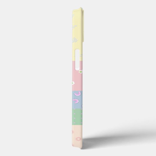 Coques Case-Mate iPhone Patchwork Pastel (Verso / Droite)