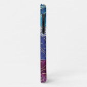 Coques Case-Mate iPhone Patchwork Pattern, Patchwork Background, Your Name (Dos/Gauche)