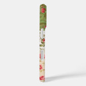 Coques Case-Mate iPhone Patchwork Rose Monogramme Personnalisé (Verso / Droite)