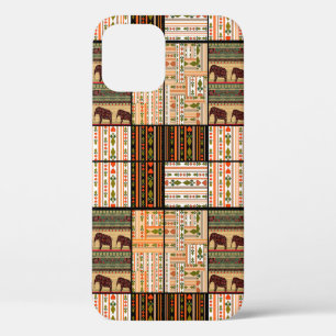 Case-Mate iPhone Case Patchwork texte motif ornemental africain transpar