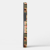 Coques Case-Mate iPhone Patchwork texte motif ornemental africain transpar (Verso / Droite)