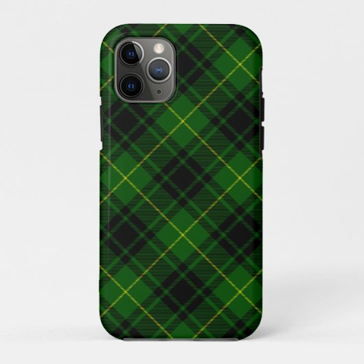 Coques Case-Mate iPhone Pâte verte de tartan MacArthur (Dos)