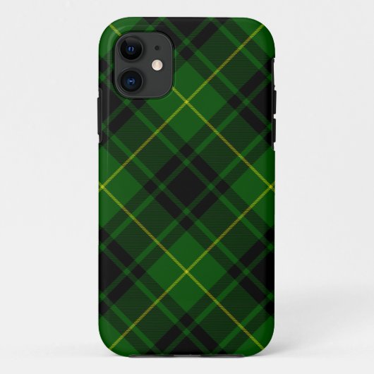 Coques Case-Mate iPhone Pâte verte de tartan MacArthur (Dos)