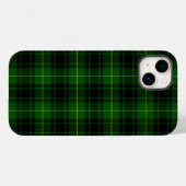 Coques Case-Mate iPhone Pâte verte de tartan MacArthur (Verso (horizontal))