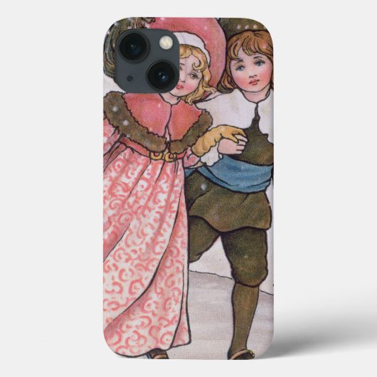 Coques Case-Mate iPhone Patinage de fille et de garçon (Verso)