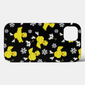 Coques Case-Mate iPhone Patinage sur glace Chick Snowflake Motif (Verso (horizontal))