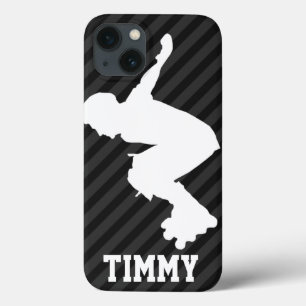 Etui iPhone 13 Patinage Xtreme ; Gris Noir & Sombre