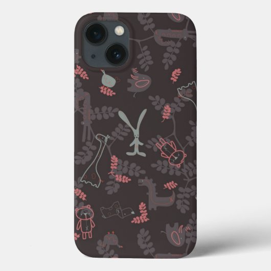 Coques Case-Mate iPhone patplaying baby animals (Verso)