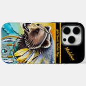 Coques Case-Mate iPhone Patrimoine Tribal Design audacieux (Verso (horizontal))