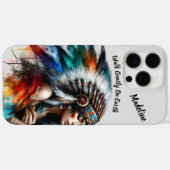 Coques Case-Mate iPhone Patrimoine tribal traditionnel (Verso (horizontal))