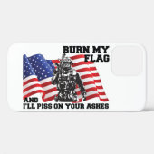 Coques Case-Mate iPhone Patriote américain (Verso (horizontal))