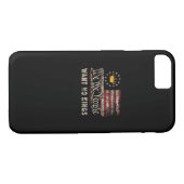 Coques Case-Mate iPhone Patriotic Politics Protest No Kings In America (Dos (Horizontal))