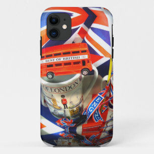 Coques Pour iPhone Patriotique Angleterre Londres collage accessoires