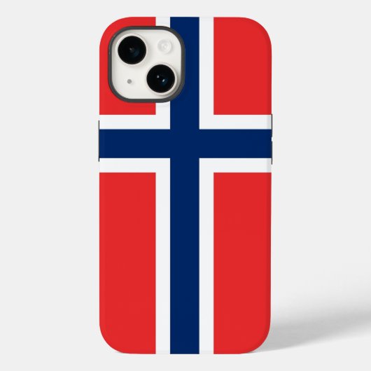 Coques Case-Mate iPhone Patriotique Apple Coque-Mate, Norvège drapeau Coqu (Verso)