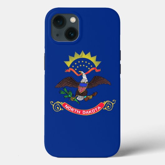 Coques Case-Mate iPhone Patriotique Apple iPhone 13 Coque-Mate, Dakota du (Verso)