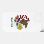 Coques Case-Mate iPhone Patriotique Apple iPhone 13 Coque-Mate, drapeau de (Verso (horizontal))