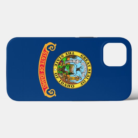 Coques Case-Mate iPhone Patriotique Apple iPhone 13 Coque-Mate, drapeau Id (Verso (horizontal))