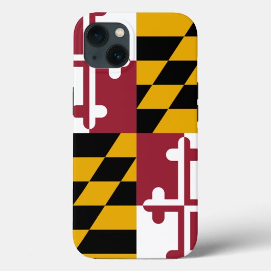 Coques Case-Mate iPhone Patriotique Apple iPhone 13 Coque-Mate, Maryland (Verso)