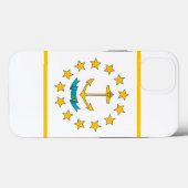 Coques Case-Mate iPhone Patriotique Apple iPhone 13 Coque-Mate, Rhode Isla (Verso (horizontal))