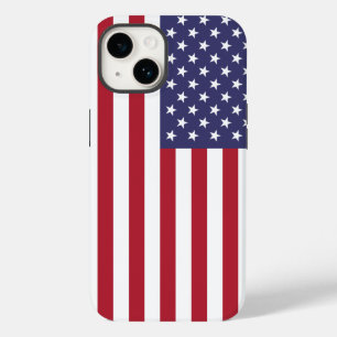 Coque Pour iPhone 14 Patriotique Apple iPhone 14 Coque-Mate avec drapea