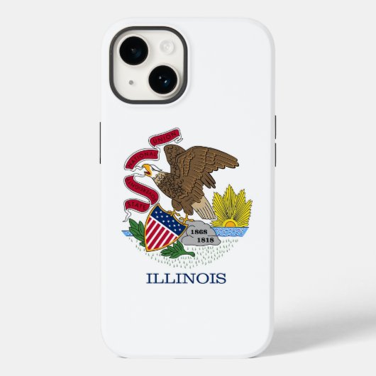 Coques Case-Mate iPhone Patriotique Apple iPhone 14 Coque-Mate, drapeau de (Verso)