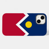 Coques Case-Mate iPhone Patriotique Apple iPhone 14 Coque-Mate, drapeau De (Verso (horizontal))