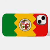 Coques Case-Mate iPhone Patriotique Apple iPhone 14 Coque-Mate, Los Angele (Verso (horizontal))