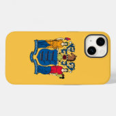Coques Case-Mate iPhone Patriotique Apple iPhone 14 Coque-Mate, New Jersey (Verso (horizontal))