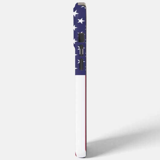 Coques Case-Mate iPhone Patriotique Apple iPhone 15 Pro Max Coque, drapeau (Verso / Gauche)
