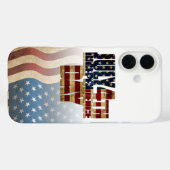 Coques Case-Mate iPhone Patriotique Juillet 4 (Verso (horizontal))