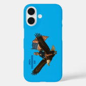 Coques Case-Mate iPhone Patriotique Juillet 4 Oncle Sam Riding a Bald Eagl (Verso)