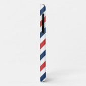 Coques Case-Mate iPhone Patriotique Rouge Blanc et Bleu (Dos/Gauche)