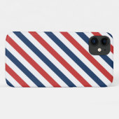 Coques Case-Mate iPhone Patriotique Rouge Blanc et Bleu (Dos (Horizontal))