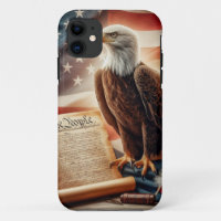 Patriotisme américain de l'aigle chauve