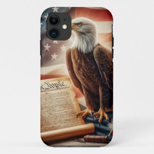 Case-Mate iPhone Case Patriotisme américain de l'aigle chauve