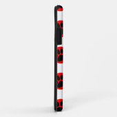 Coques Case-Mate iPhone Patrouilles De Chien Noir En Pois Rouge (Dos/Droite)