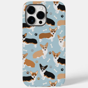 Coque Pour Pour iPhone 14 Pro Max Patrouilles et os de Chiens de Corgi
